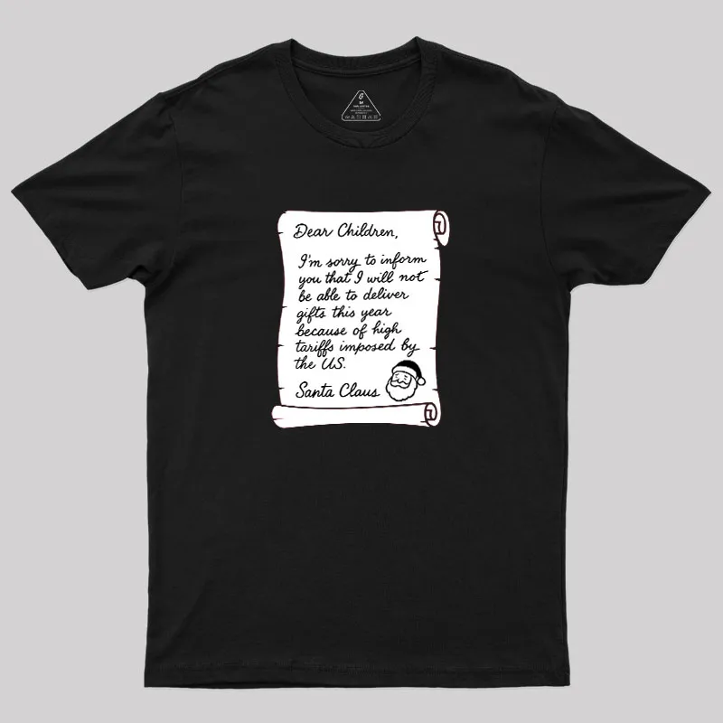 Christmas Letter Geek T-Shirt - Image 2