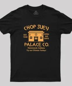 Alternative view of Christmas Story Chop Suey Palace Geek T-Shirt