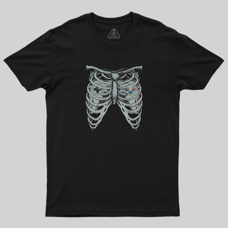Cyber Skeleton Geek T-Shirt