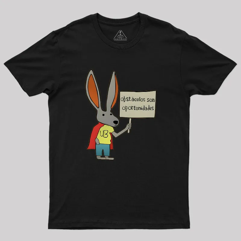 Mouse With A Sign Geek T-Shirt - Image 2