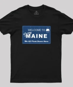 Alternative view of Welcome to Derry Maine Geek T-Shirt