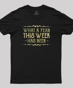 What A Year This Week Has Been Geek T-Shirt