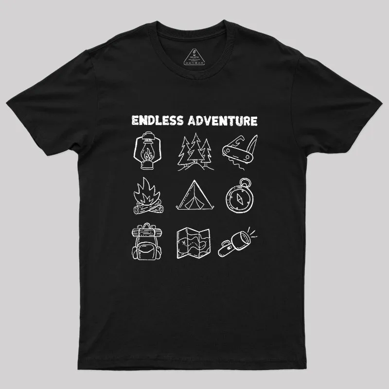 Endless Camping Adventure Geek T-Shirt