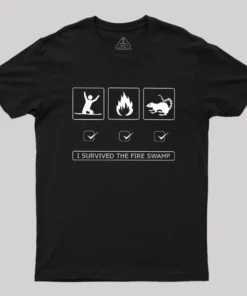 Hazards Of The Fire Swamp Geek T-Shirt