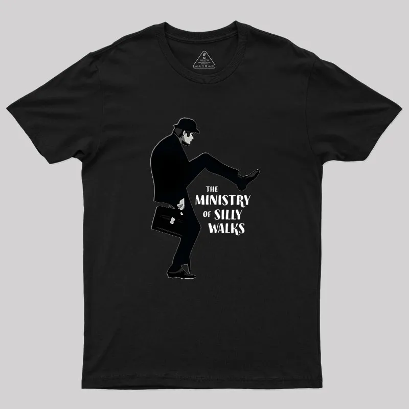 The Ministry Of Silly Walks Geek T-Shirt - Image 2