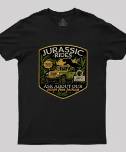 Alternative view of Jurassic Rides Geek T-Shirt