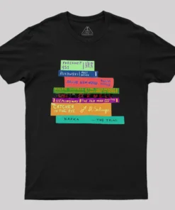 Alternative view of Books Books Books Geek T-Shirt
