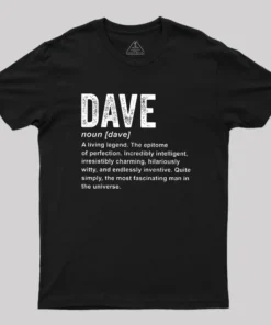 Dave Definition Funny Dave Geek T-Shirt