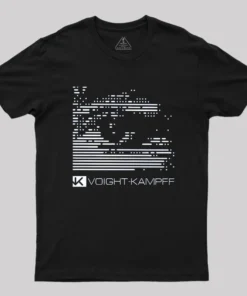 Alternative view of Voight-Kampff Distressed Geek T-Shirt