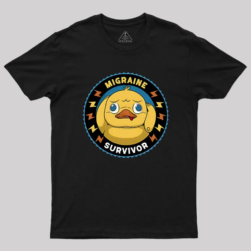 Migraine Survivor Geek T-Shirt - Image 2