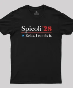 Alternative view of Spicoli 2028 - Relax I Can Fix It Geek T-Shirt