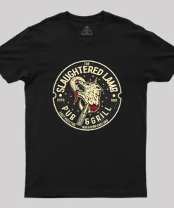 Alternative view of The Slaughtered Lamb Geek T-Shirt