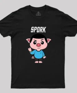Alternative view of Spork Unisex Geek T-Shirt