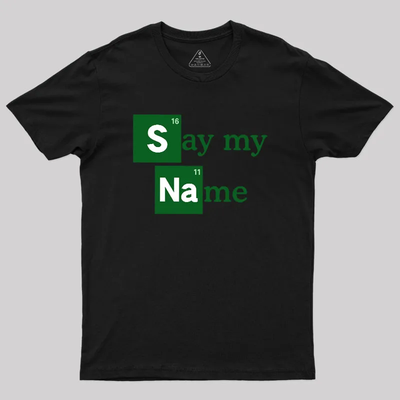 Elemental Name Geek T-Shirt - Image 3