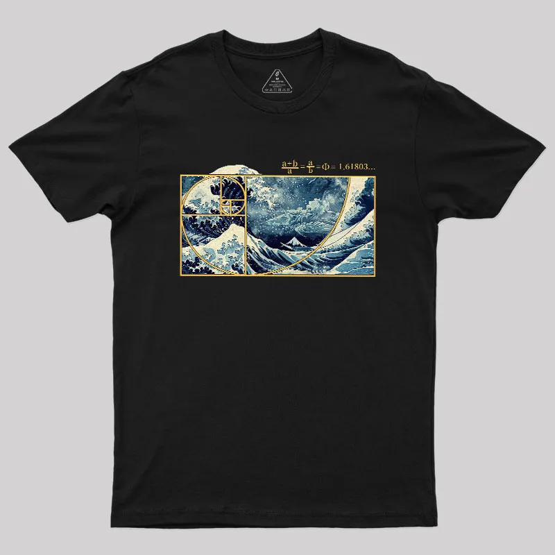 The Great Fibonacci Wave Science Geek T-Shirt