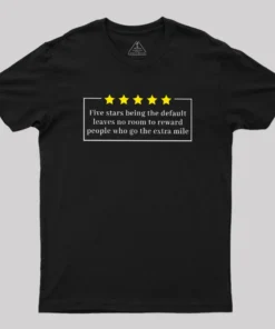 Five Stars Geek T-Shirt