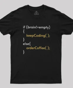 Alternative view of Keep Coding Geek T-Shirt