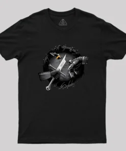 Alternative view of Cut Ring Geek T-Shirt