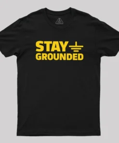 Alternative view of Stay Grounded Geek T-Shirt