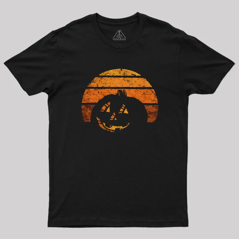 Pumpkin Silhouette Geek T-Shirt