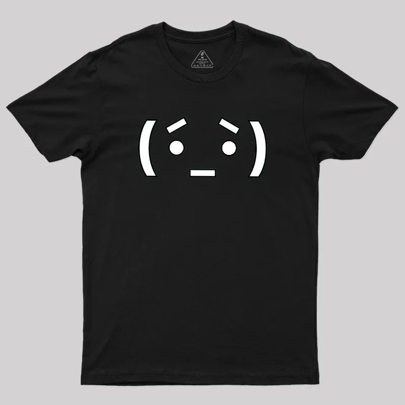 Nerdy Anime Emoticon Geek T-Shirt - Image 2
