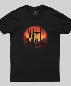 Castle Sunset Geek T-Shirt