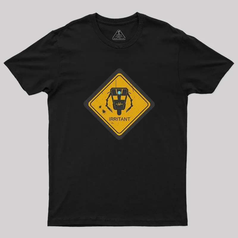 Caution: Irritant Geek T-Shirt - Image 2