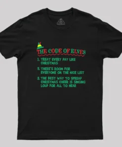 Alternative view of The Code of Elves Geek T-Shirt