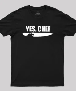 Alternative view of Yes - Chef Geek T-Shirt