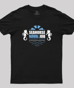 Seahorse Naval Job Crest Geek T-Shirt
