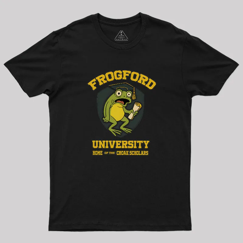 Frogford University – Home of the C Geek T-Shirt - Image 2