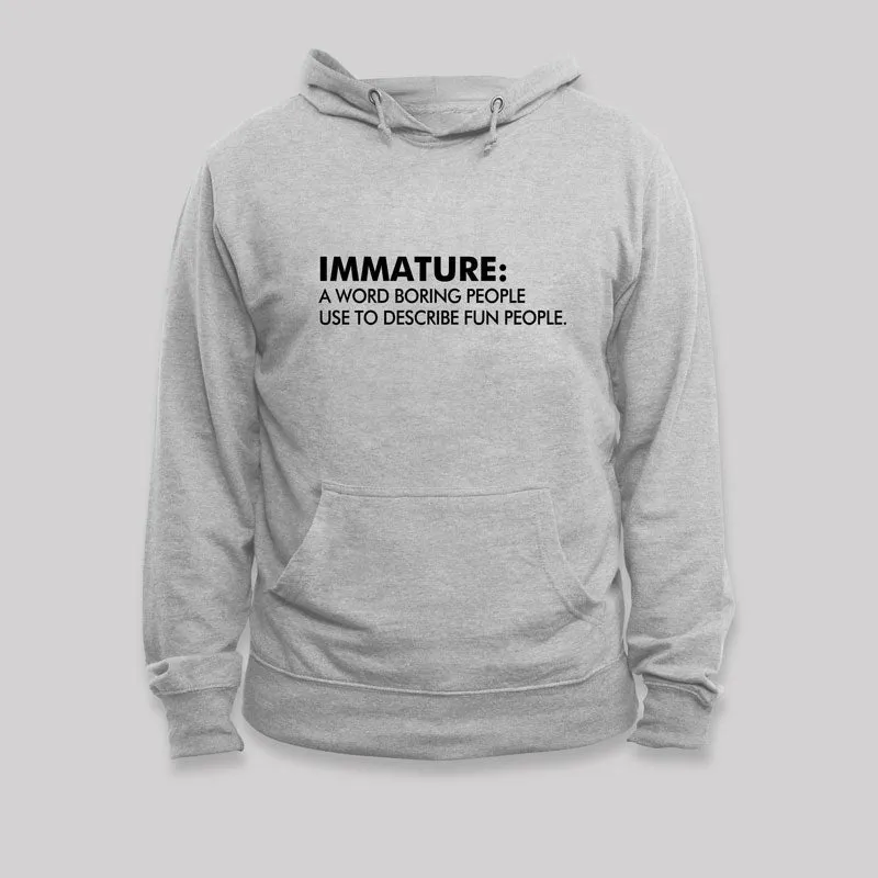 Maturity Misunderstood Geek Hoodie - Image 4