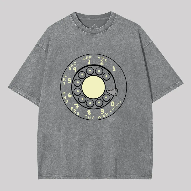 Rotary Dial Vintage Washed T-Shirt - Image 8