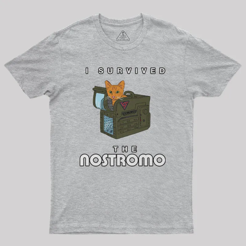 I Survived The Nostromo Nerd T-Shirt - Image 10
