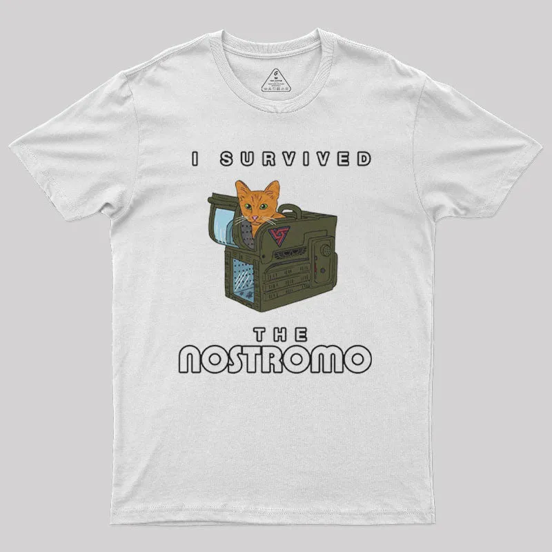 I Survived The Nostromo Nerd T-Shirt - Image 11
