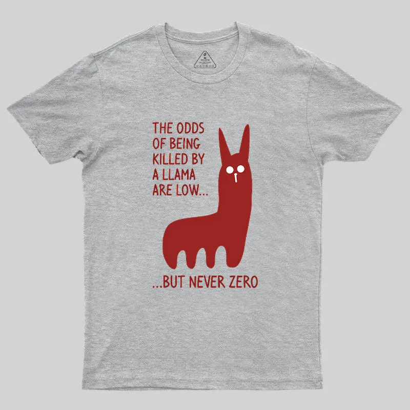 The Odds Of Being Killed By Allama Geek T-Shirt