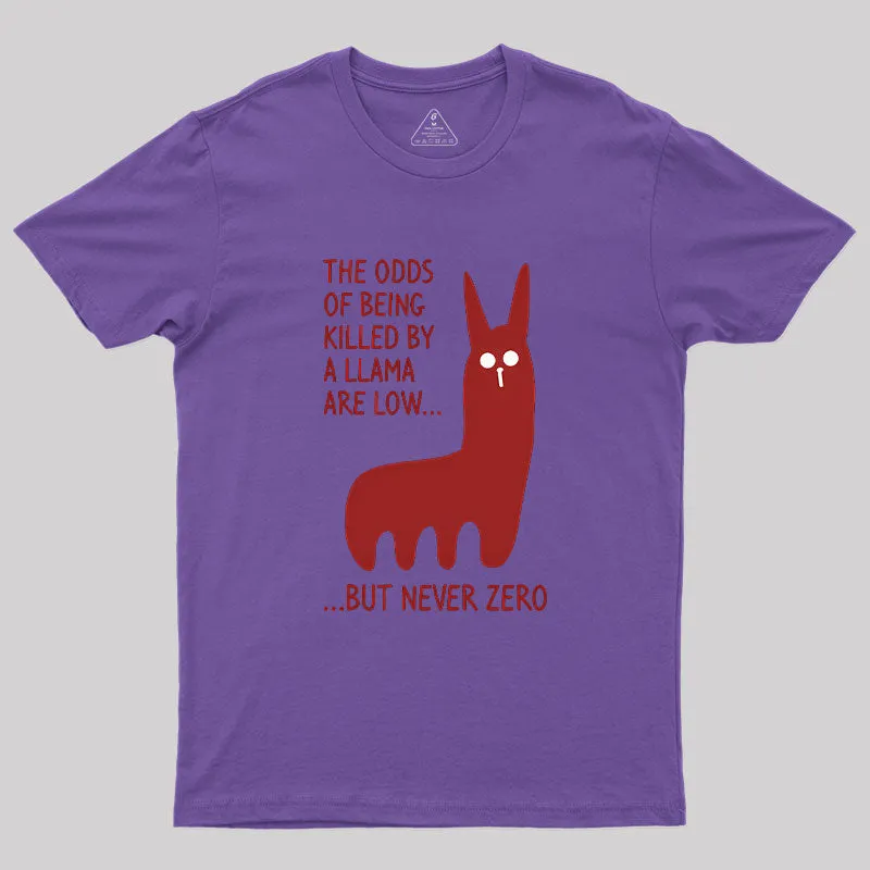 The Odds Of Being Killed By Allama Geek T-Shirt - Image 5