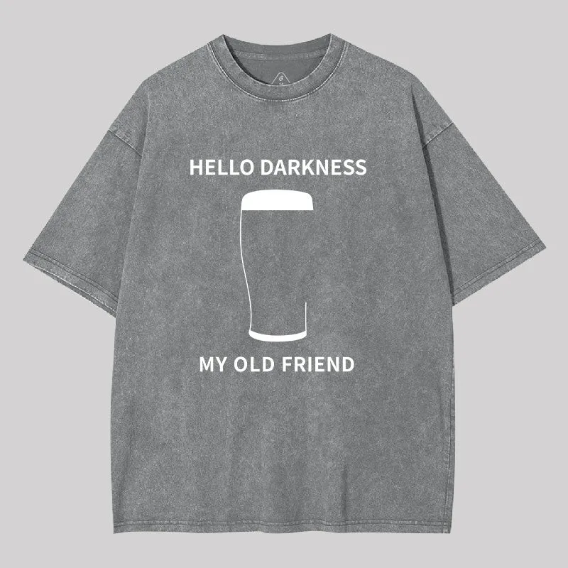Hello Darkness My Old Friend Washed T-Shirt - Image 7
