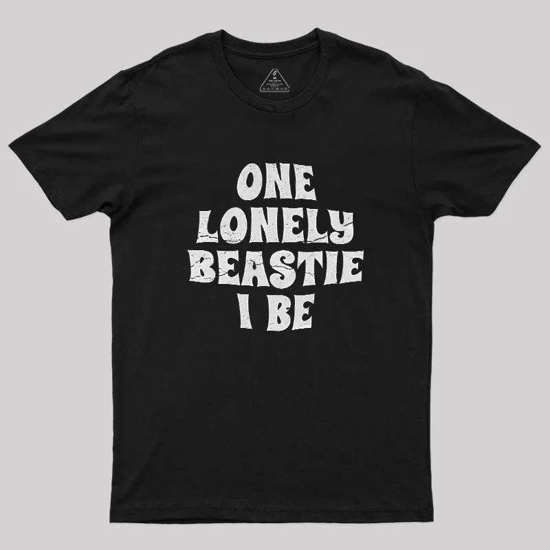 One Lonely Beastie I Be Geek T-Shirt - Image 2