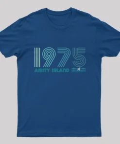Alternative view of Amity Island 1975 Geek T-Shirt