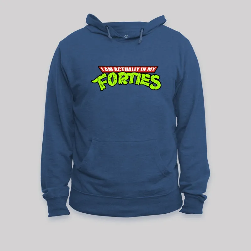 I Am Actually In My Forties Geek Hoodie - Image 2