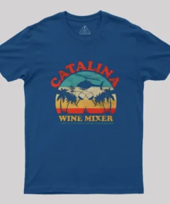 Alternative view of Vintage Catalina Wine Mixer Geek T-Shirt