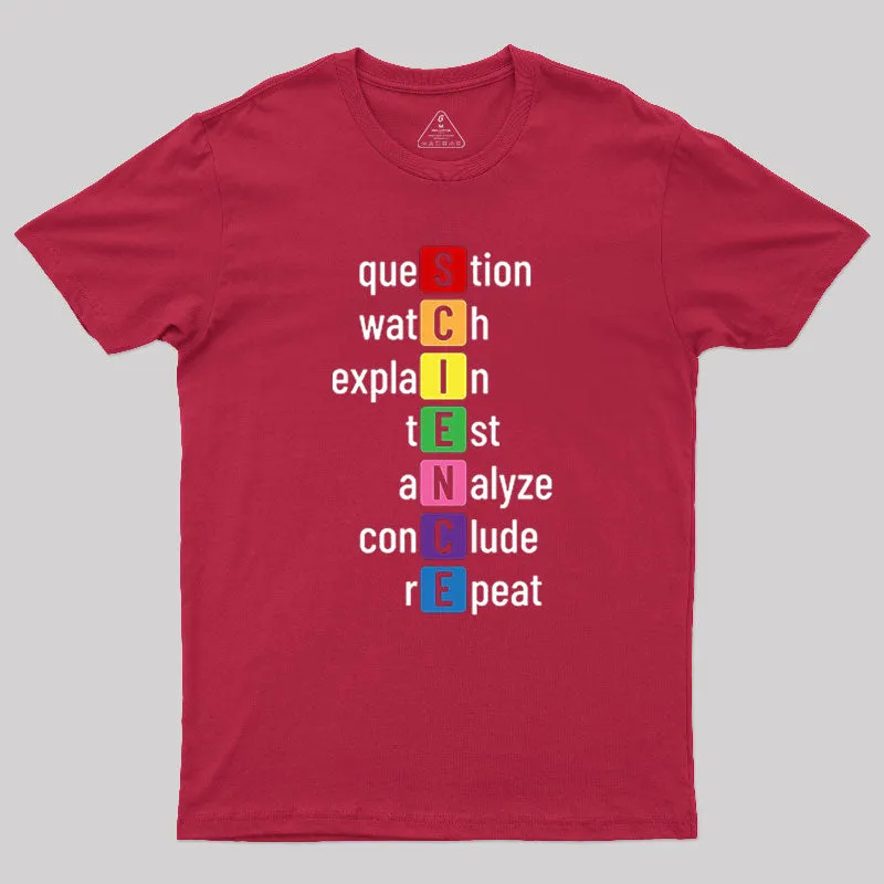 Break Down the Science Geek T-Shirt - Image 5