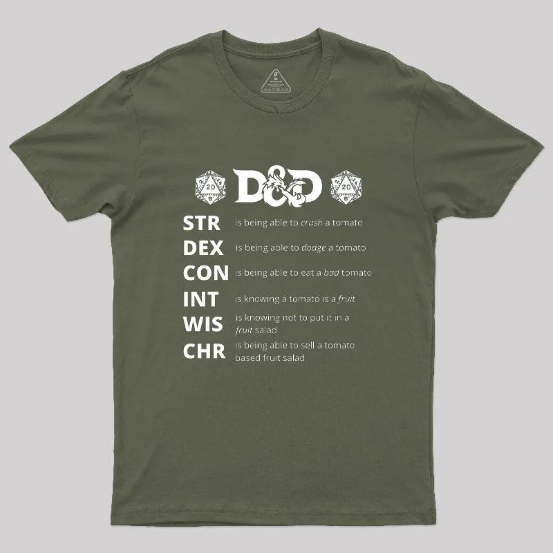 Dungeons And Dragons Gift Geek T-Shirt - Image 3