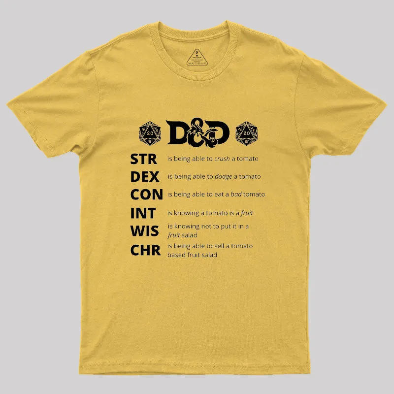 Dungeons And Dragons Gift Geek T-Shirt - Image 8