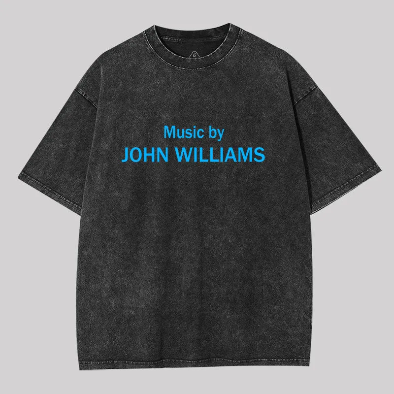Music by John Williams Washed T-shirt