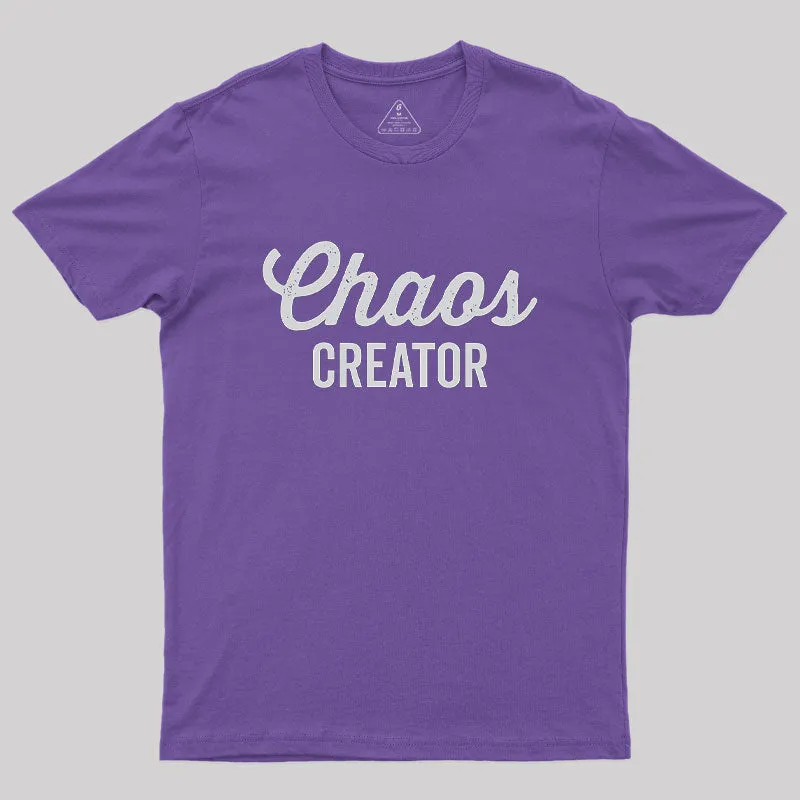 Chaos Creator Geek T-Shirt - Image 6