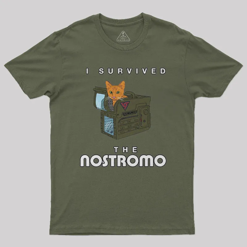 I Survived The Nostromo Nerd T-Shirt - Image 3