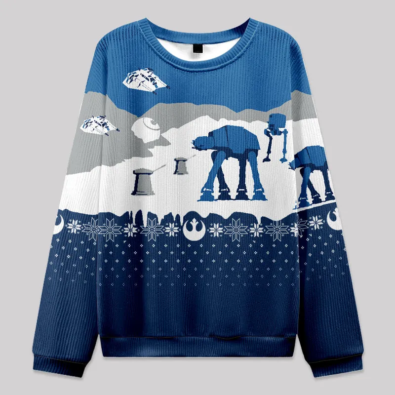 Battle of Ice Planet Fuzzy Fleece Sweatshirt
