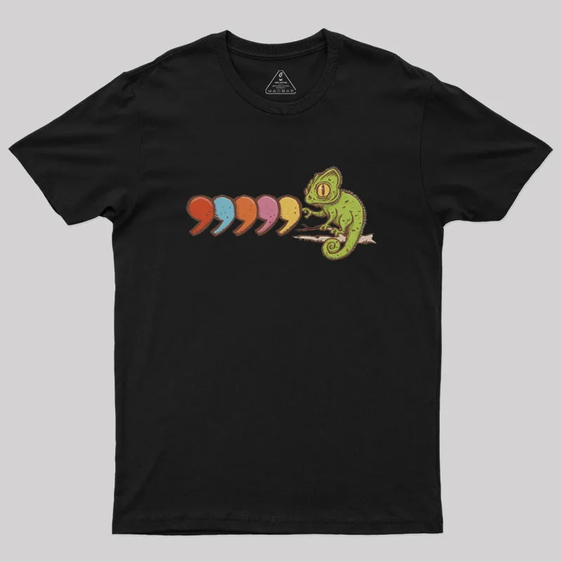 Comma Chameleon Geek T-Shirt
